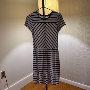 Banana Republic Black & White Stripe Dress